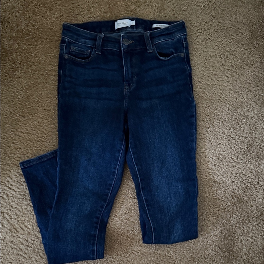 True Craft Women's Deep Blue Skinny Jeans